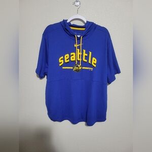 2023 Nike Seattle Mariners City Connect Short Sleeve Hoodie